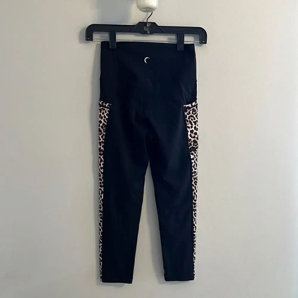 Zyia Active Brilliant Leopard Leggings Black Pocket High-Rise Women’s 4